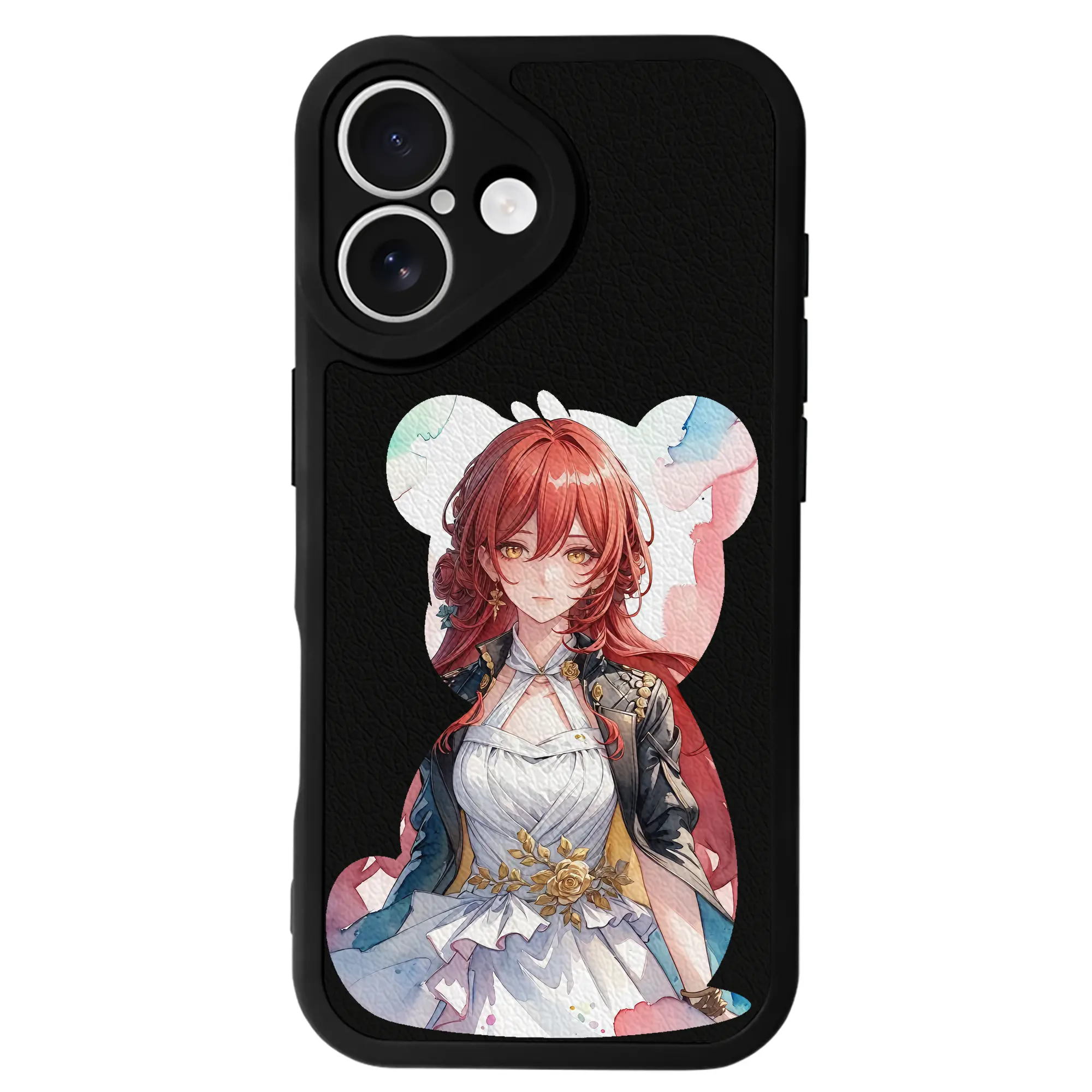 崩壊：スターレイル グッズ 姫子 - IPhone 16シリーズ対応 ・ シリコンスマホケース ・ レザー調 ・ 高精度フィット ・ 耐衝撃 ・ ワイヤレス充電対応 ・ 精密カット